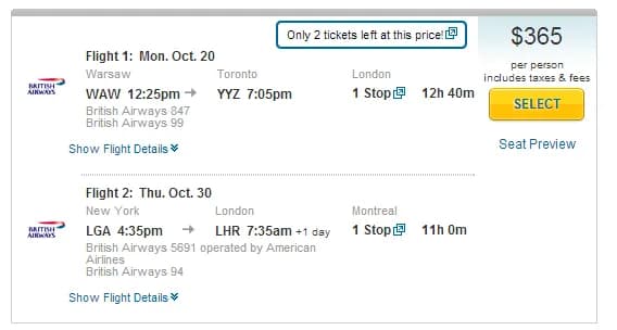 Ile kosztuje lot do Kanady? Ceny, trasy i jak zaoszczędzić